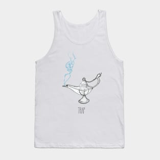 Demon out of the Magic lamp Tank Top